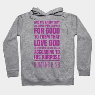 Romans 8:28 - The Christian's Assurance - Bible Scripture Hoodie